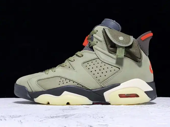 TBkick Jordan Medium Olive Scott 6 x CN1084-200 Air Travis 0513